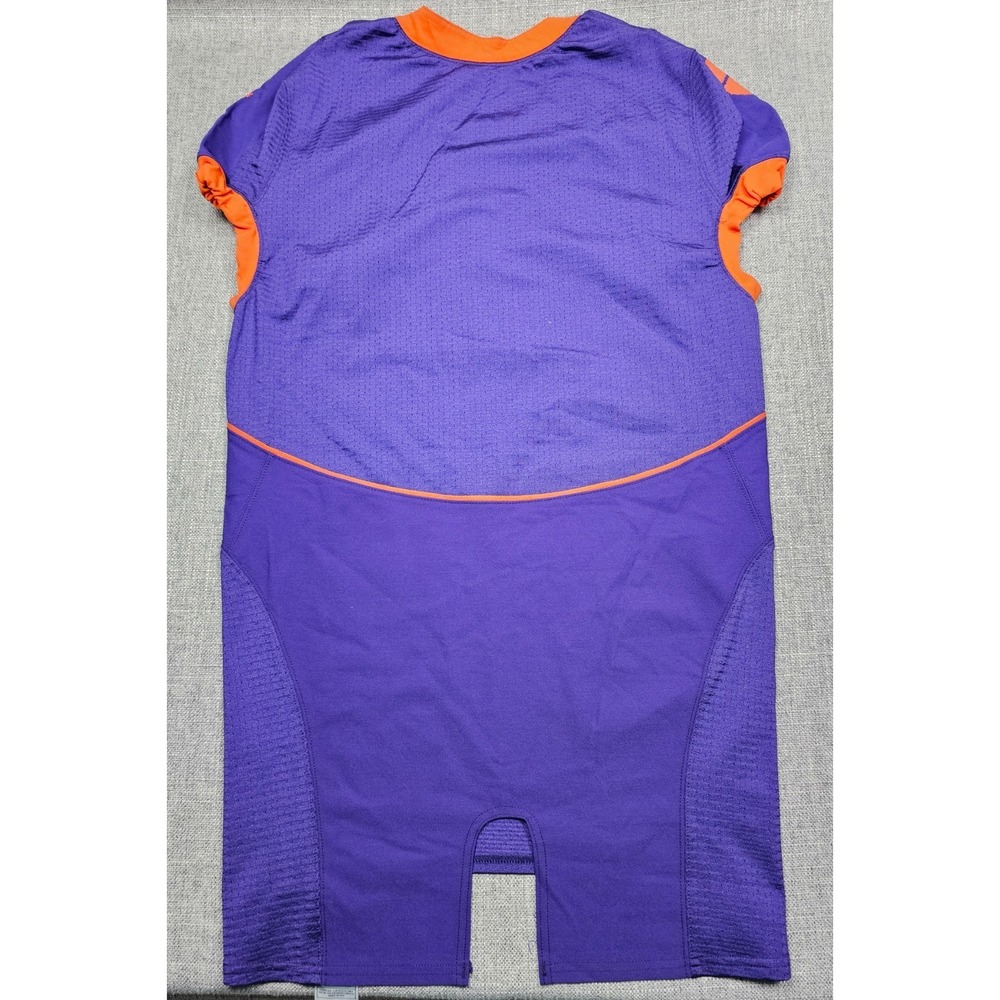 Clemson Tigers Football Jersey Mens 44 L Purple Blank NCAA Team Issued Nike USA - Picture 2 of 10